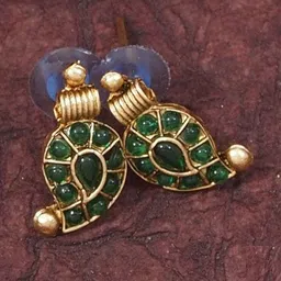 Anouk Gold-Plated Kundan Stones Studded Jewellery Set image 2