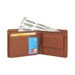 NICE PURSE Men Textured PU Two Fold Wallet image 2