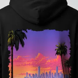 FFLIRTYGO Men Printed Hooded Sweatshirt image 3