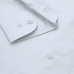 Richlook Classic Fit Self Design Dobby Weave Cotton Formal Shirt image 4