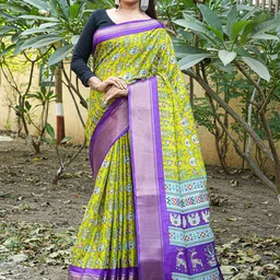 KALINI Kalamkari Sungudi Saree-picture-13
