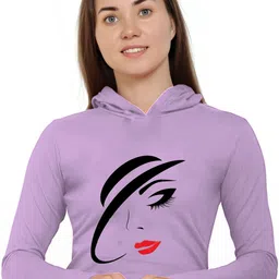 SZN Women Printed Hooded T-shirt-picture-22