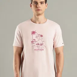 Tommy Hilfiger Graphic Printed Pure Cotton Regular-Fit T-shirt-picture-22