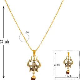 Utkarsh Geometric Pendants with Chains image 4
