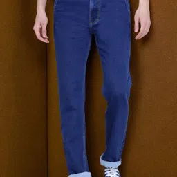 AWACK Men Comfort Relaxed Fit High-Rise Light Fade Stretchable Jeans-picture-25