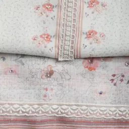 Meena Bazaar Printed Unstitched Dress Material image 2