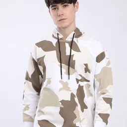 Beyoung Men Printed Hooded Sweatshirt-picture-0