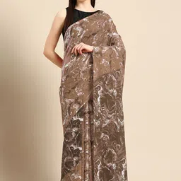 BUTA BUTI Abstract Printed Pure Cotton Saree-picture-34