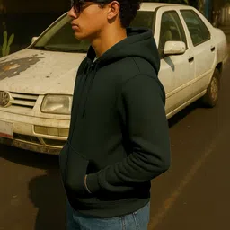 FTX Hooded Long Sleeves Varsity Jacket image 4