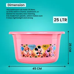 Aura Set Of 3 Black & Pink Abstract Plastic Bath Accessories Set image 2