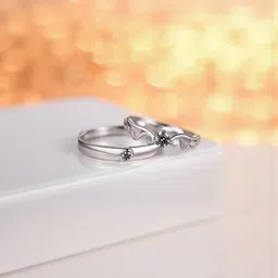 Teeragaj Set Of 2 Stone-Studded Adjustable Finger Rings image 2