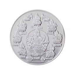 C KRISHNIAH CHETTY JEWELLERS PVT LTD 999 Pure Silver Ashtalakshmi Coin-100 g-image-0