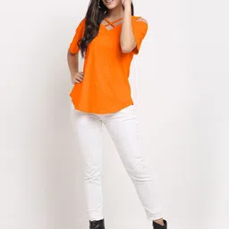 BRINNS Cold-Shoulder Cotton Top image 5