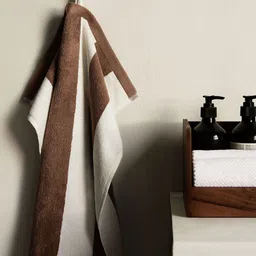H&M Brown Striped Hand Towel-image-68
