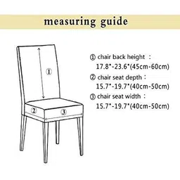 FAVRIA Set Of 7 Cream Chair Cover With Table Cover image 4