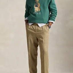 Polo Ralph Lauren Men Polo Bear Printed Hooded Long Sleeves Pullover Sweatshirt-image-9