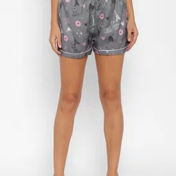 FashionRack Women Pack of 2 Printed Mid-Rise Lounge Shorts image 5