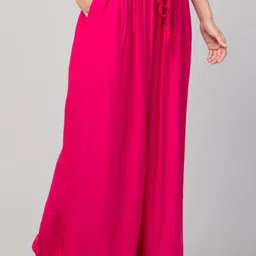 Thrifty Thread Flared Knitted Palazzos image 3