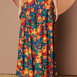 OTABU Floral Printed Palazzos image 3