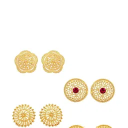 VIVASTRI Women Gold-Plated Alloy Earrings-picture-37