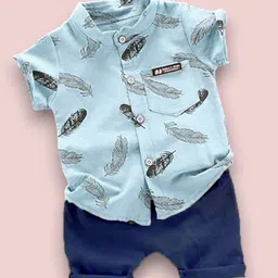 WINSWORLD ENTERPRISE Boys Printed Shirt with Shorts-picture-19