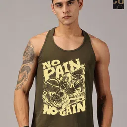 Rodzen Men Pack of 2 Graphic Printed Round Neck T-shirts-picture-15