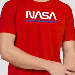 Greylongg Men Typography Printed Monochrome Applique T-shirt image 2