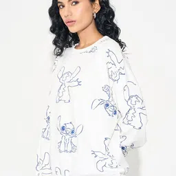 SF JEANS by Pantaloons Women Printed Sweatshirt image 3