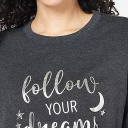 Dreamz by Pantaloons Printed Drop-Shoulder Lounge T-Shirt image 2