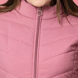 ALWAYS SHINE Women Self Design Puffer Jacket image 5