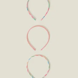 Accessorize Girls Set of 3 Hairband-image-40