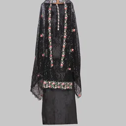 SALWAR STUDIO Embellished Unstitched Dress Material-image-25