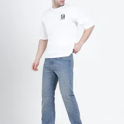 Red Tape Men Straight Fit Mid-Rise Light Fade Stretchable Jeans image 3