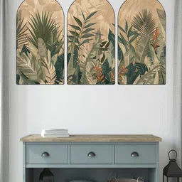 Livin'luxe Green MDF Other Wall Paintings image 3