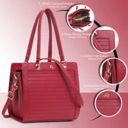 Martucci Structured Shoulder Bag with Tasselled image 5