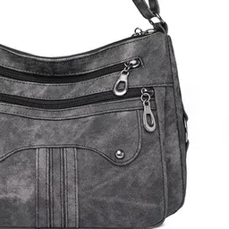 corsica DressBerry PU Structured Handheld Bag with Fringed image 2