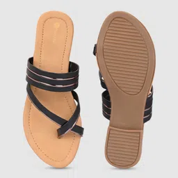 DIVASTRI Women Open Toe Flats image 5