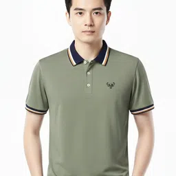 r.code by the roadster life co. R.Code by The Roadster Lifestyle Co. Men Brand Logo Printed Polo Collar T-shirt-picture-42