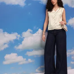 CORSICA Satin Sleeveless Top-picture-11