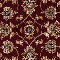 Sapana Carpet-Mats Maroon Traditional No Shredding Polypropylene Carpet image 4
