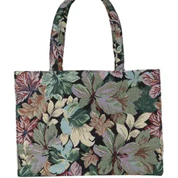 MINI WESST Women Floral Printed Structured Handheld Bag image 4