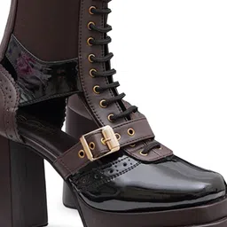 Sole House Women Block Heel Chunky Boots image 4