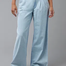AMERICAN EAGLE OUTFITTERS Women Wide Leg Mid-Rise Jeans-image-79