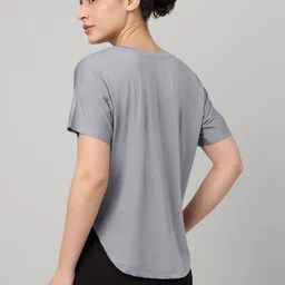 MKH Women Typography Printed Dri-FIT T-shirt image 4