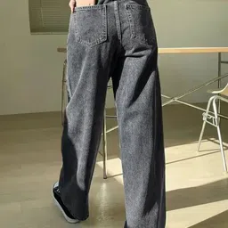 A1TUFF Women Jean Relaxed Fit High-Rise Stretchable Jeans image 4