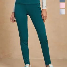 COLOR CAPITAL Women Pack of 4 Skin Fit Antimicrobial Tights-picture-26