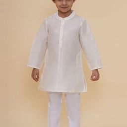 Sethukrishna Boys Band Collar Straight Kurta-picture-43