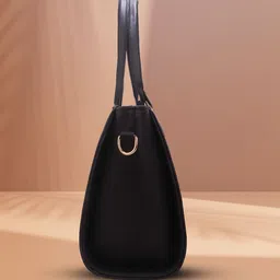 SGM FASHION Women Solid Structured Satchel Bag image 5