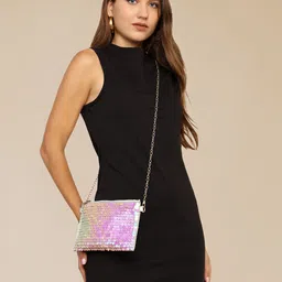MARKQUES Embellished Leather Structured Sling Bag-picture-20