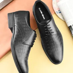 pelle albero Men Leather Formal Derbys Shoes-picture-41